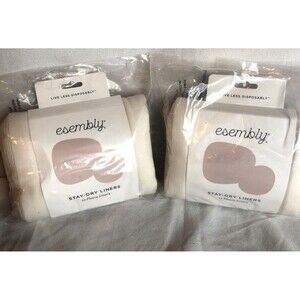 2-Packs Esembly Cloth Diaper Stay-Dry Fleece Diaper Liner, Moisture-Wicking NEW!